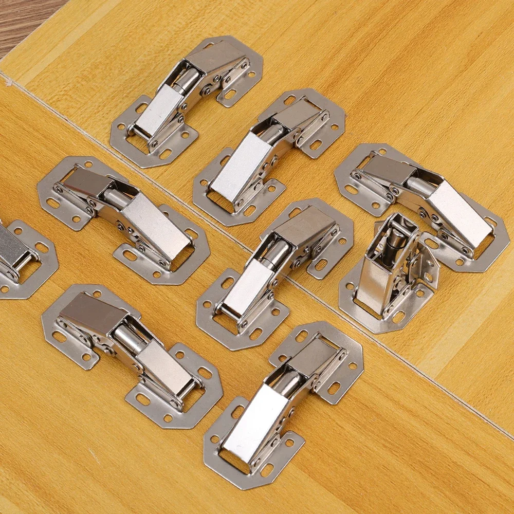 2-10 STUKS 90 Graden Kast Scharnier 3/4in Geen-Boren Gat Kastdeur Hydraulische Scharnieren Soft Close met Schroeven Meubelbeslag