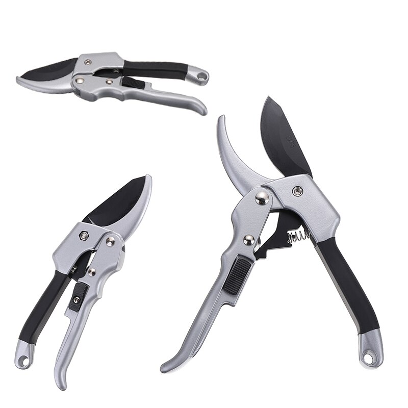 Ratchet Plant trim Horticulture Hand Shear Orchard Pruning Pruner Cut Secateur Shrub Garden Scissor Pruning Tools