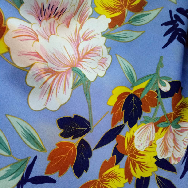 GPPZM Fruit citroen bloemen franje viscose sjaal sjaal sjaal hoofdband wrap pashmina stal (Color : A, Size : One size