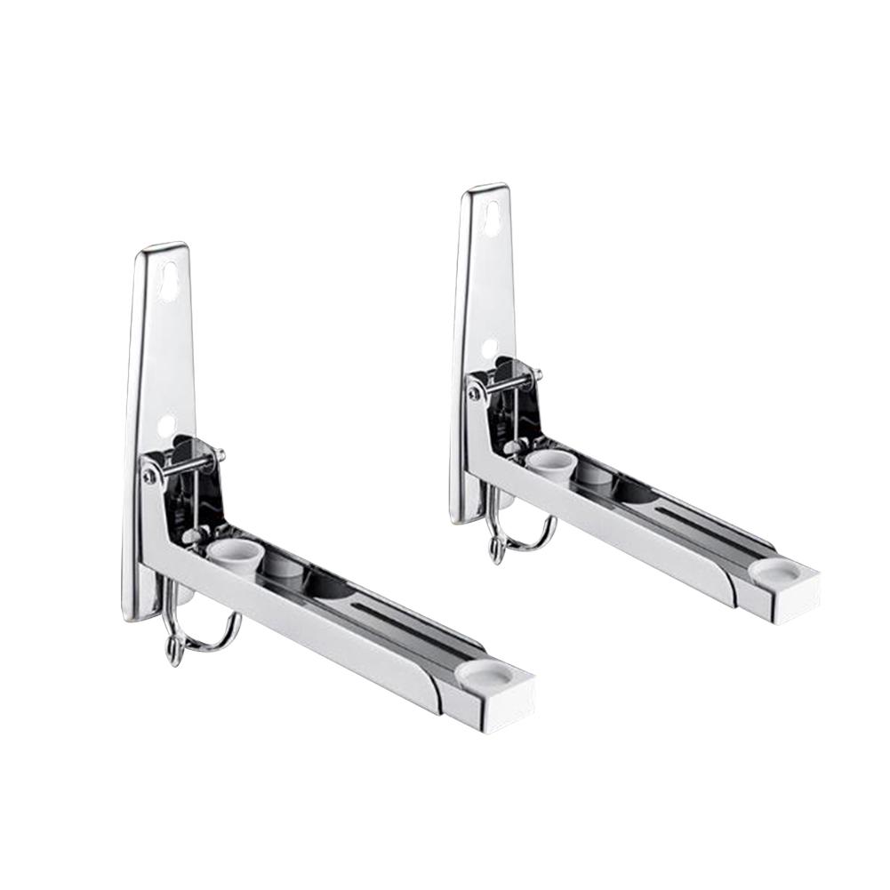 Étagère murale rétractable pour four à micro-ondes, en acier inoxydable 304, support pour four, Version épaissie: B304 Stainless Steel