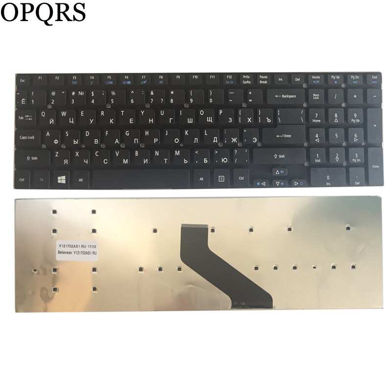 Russische Laptop Toetsenbord Voor Acer Aspire V3-531 V3-772 V3-531G E1-570 V5-561 V5-561G E1-570G V3-7710 V3-7710G V3-772G Ru Zwart