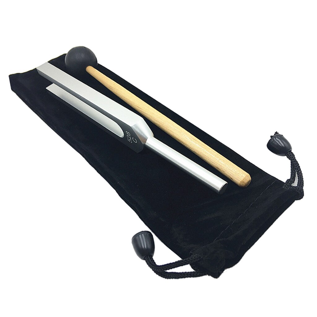528Hz Hoge Frequentie Tuning Vork & Mallet Set Voor Meditatie Ontspanning
