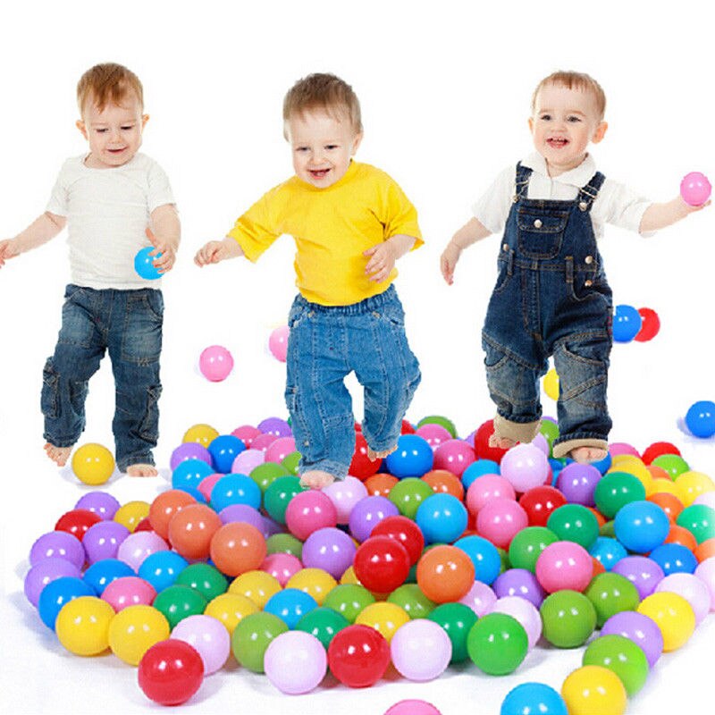 Neue 20-100 PCS Kunststoff Bunte Ball Fun Ball Weichem Ozean Ball Kind Spielzeug Swim Pit Spielzeug