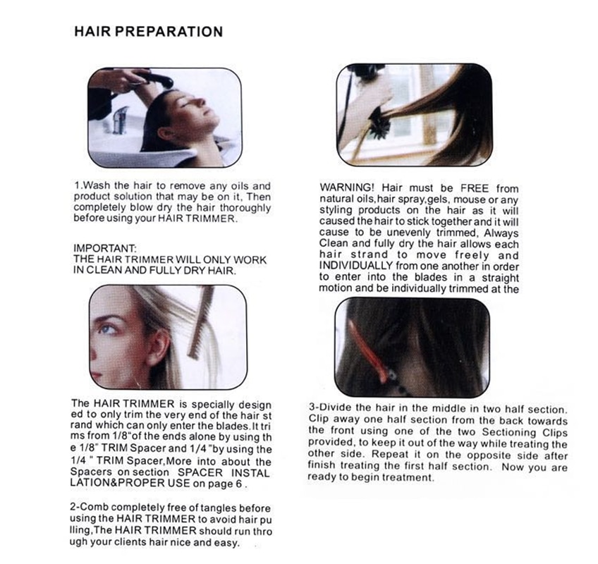 Hair Split Trimmer Straightener Hair Clipper Trimming Hairy Branches End Split Hair Trimmer Built-in Battery Split Hairs Cutter