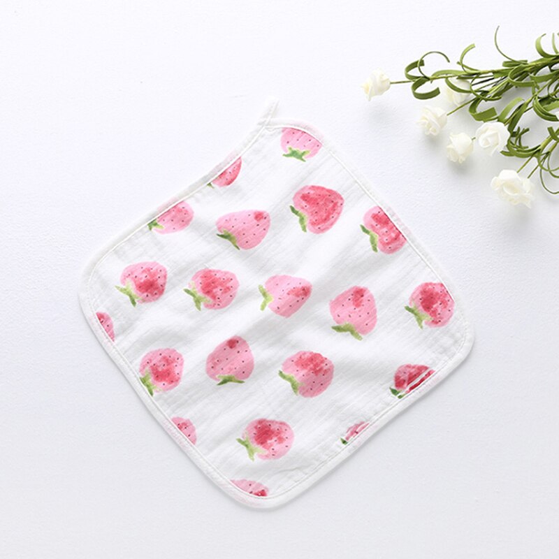 Serviette d'alimentation pour bébé, carrée, en gaze de salive, pour bébé, soins infirmiers, mignon, imprimé, petit mouchoir