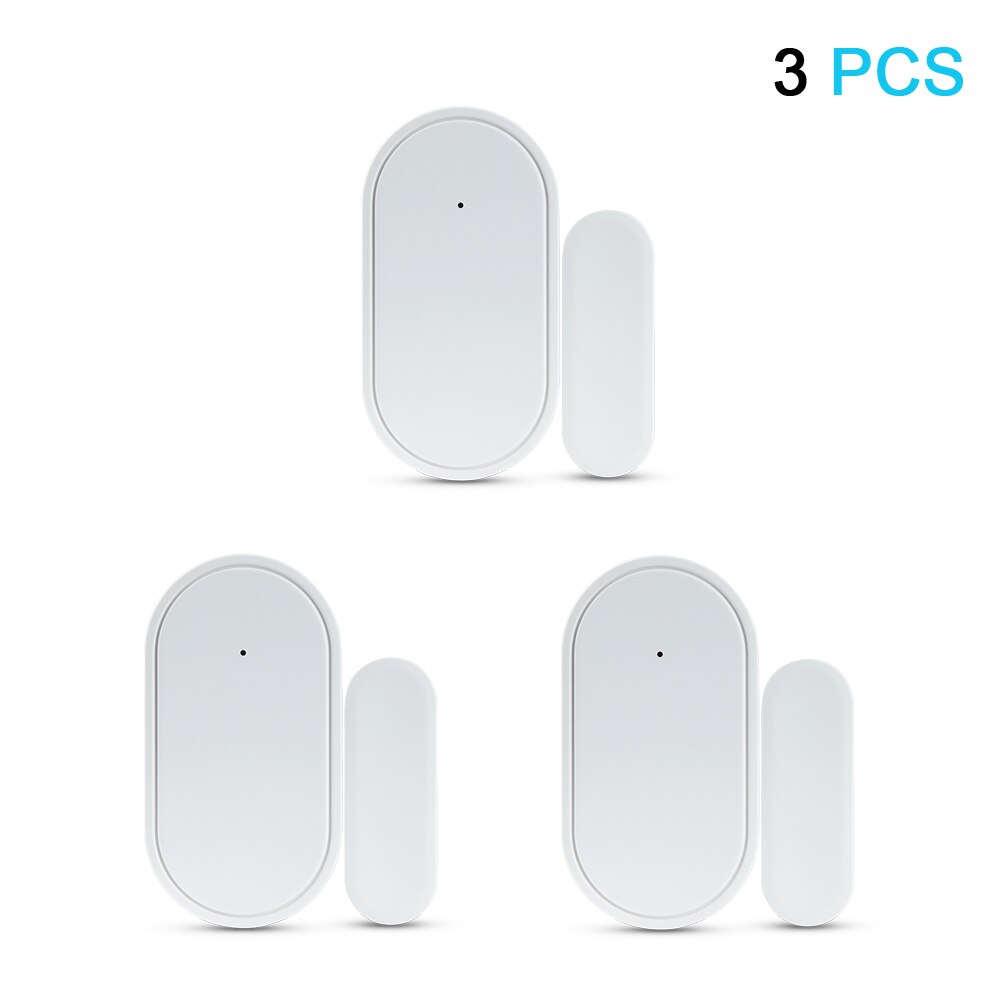 Awaywar Door Window Sensor Wireless 433MHz Magnetic Switch Contact Detector Signaling for Intruder home Security Alarm System: 3 PCS