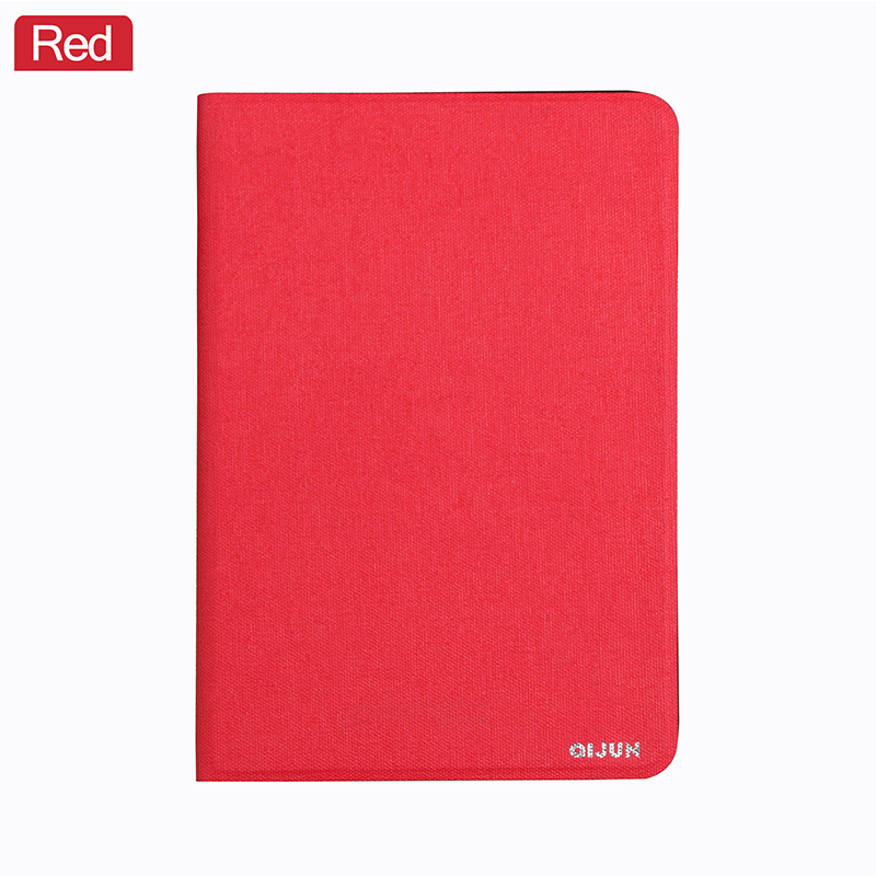 Tablet Case For Samsung Galaxy Tab A 9.7 inch SM-T550 T555 T550C Retro Flip Stand PU Leather Silicone Soft Cover Protect Funda: Red