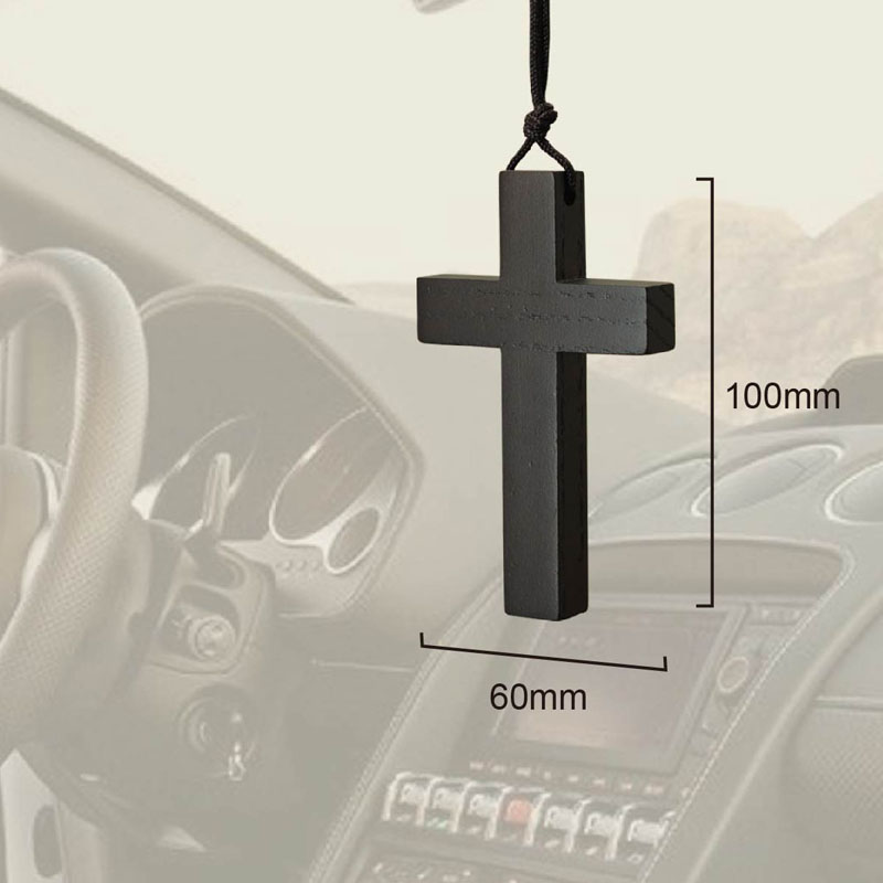 Massief Houten Kruis Auto Opknoping Christian Draagtas Verpakking 10 Cm Hoge Katholieke Kruisbeeld Kruisen Jezus Christus Opknoping Muur Kruisen