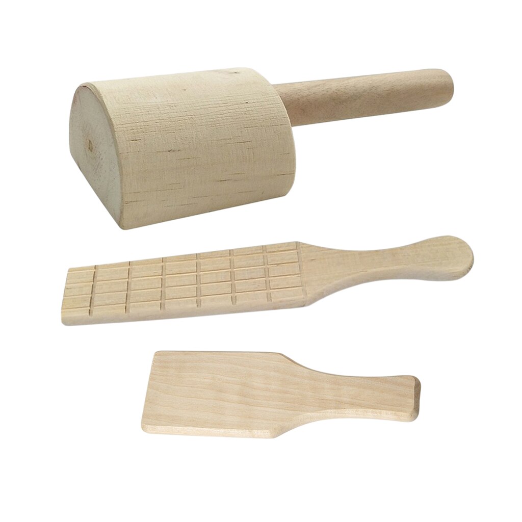 Unfinished Wooden Paddle For Clay Pottery And Ceramics Making Tool Supplies