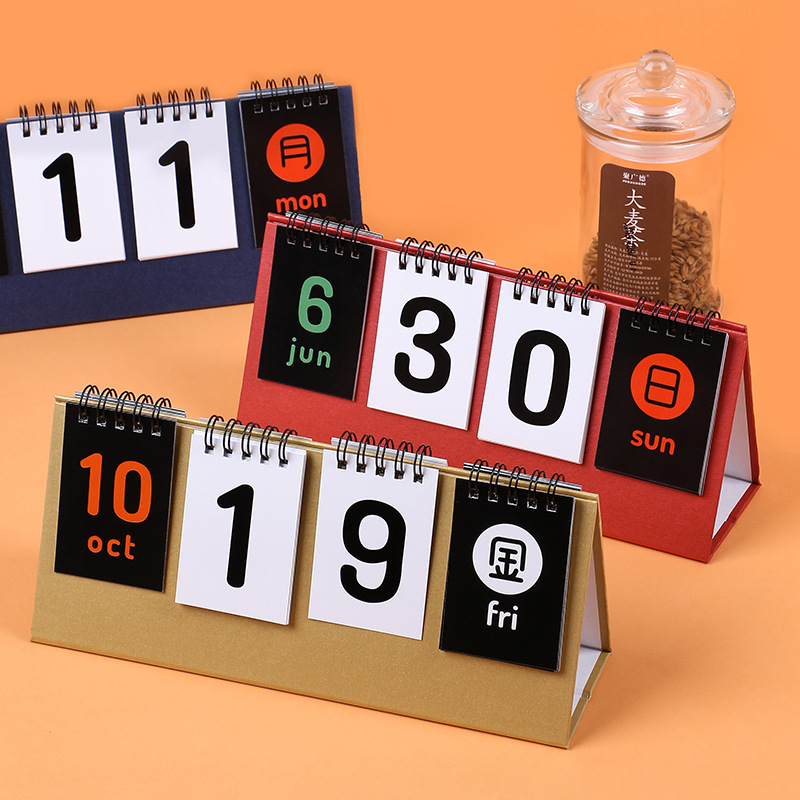 Countdown-Kalender Neue Kreative Erinnern Schreibtisch Kalender Kalender Schreibtisch Dekoration Büro Schreibwaren