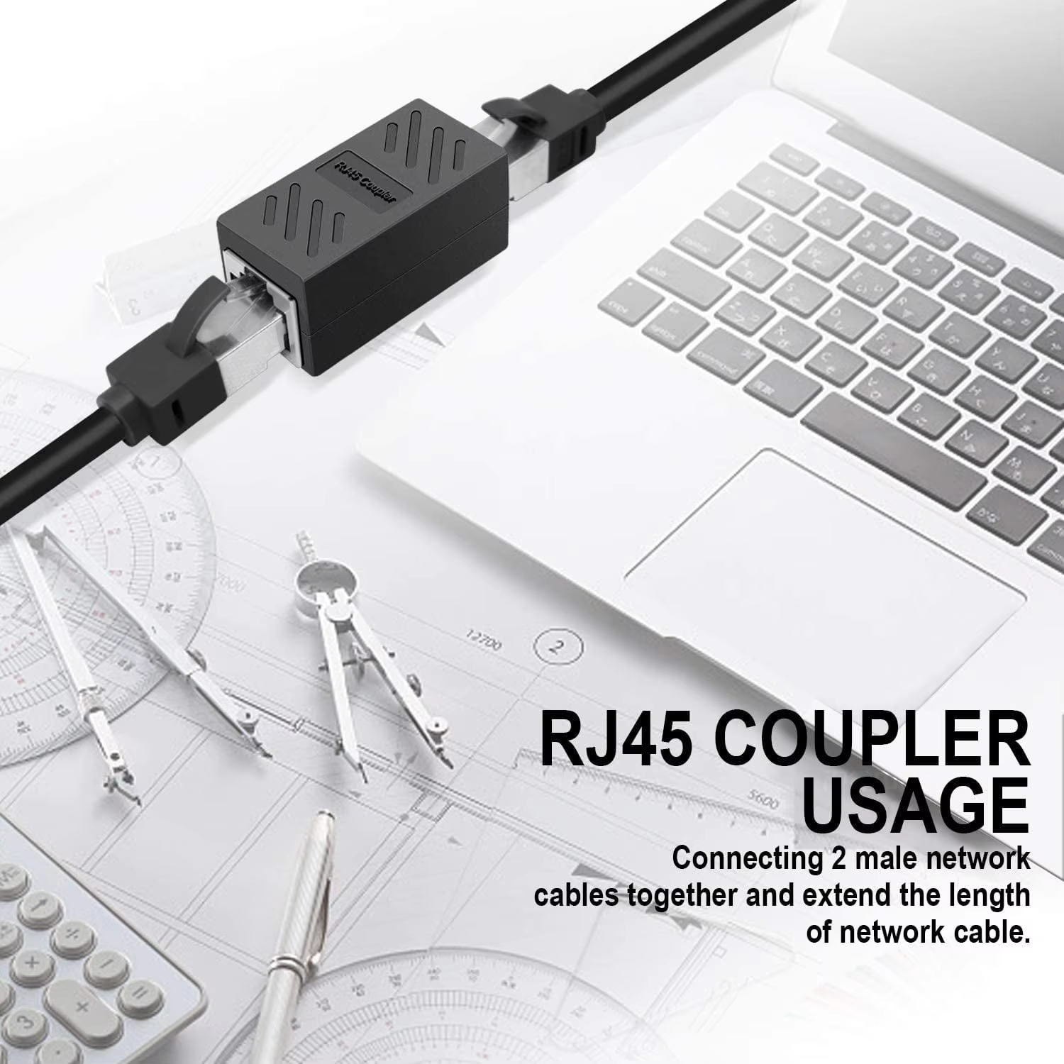 Nettverkskabel, rumpekontakt, forlengeradapter,  rj45 nettverksovervåking, bredbånd, krystallhodeadapter, rett kontakt, tilkobling