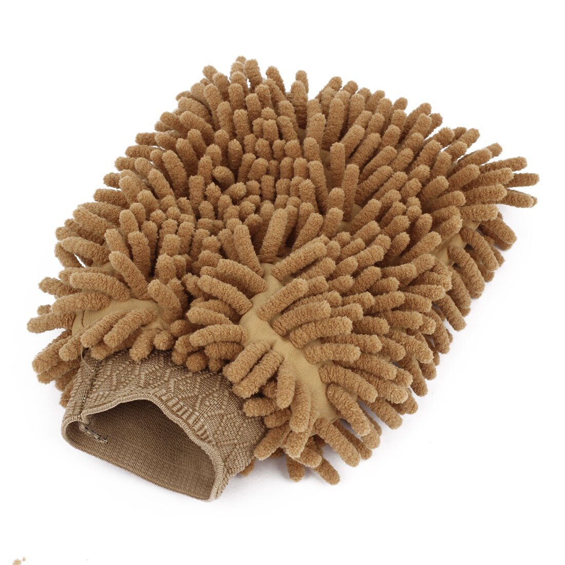UXCELL Mikrofaser Chenille Waschen Fausthandschuh Handschuh Heimat Küche Auto Fahrzeug Staub Reinigung Handschuh Braun: 1Stck 20x14x6cm