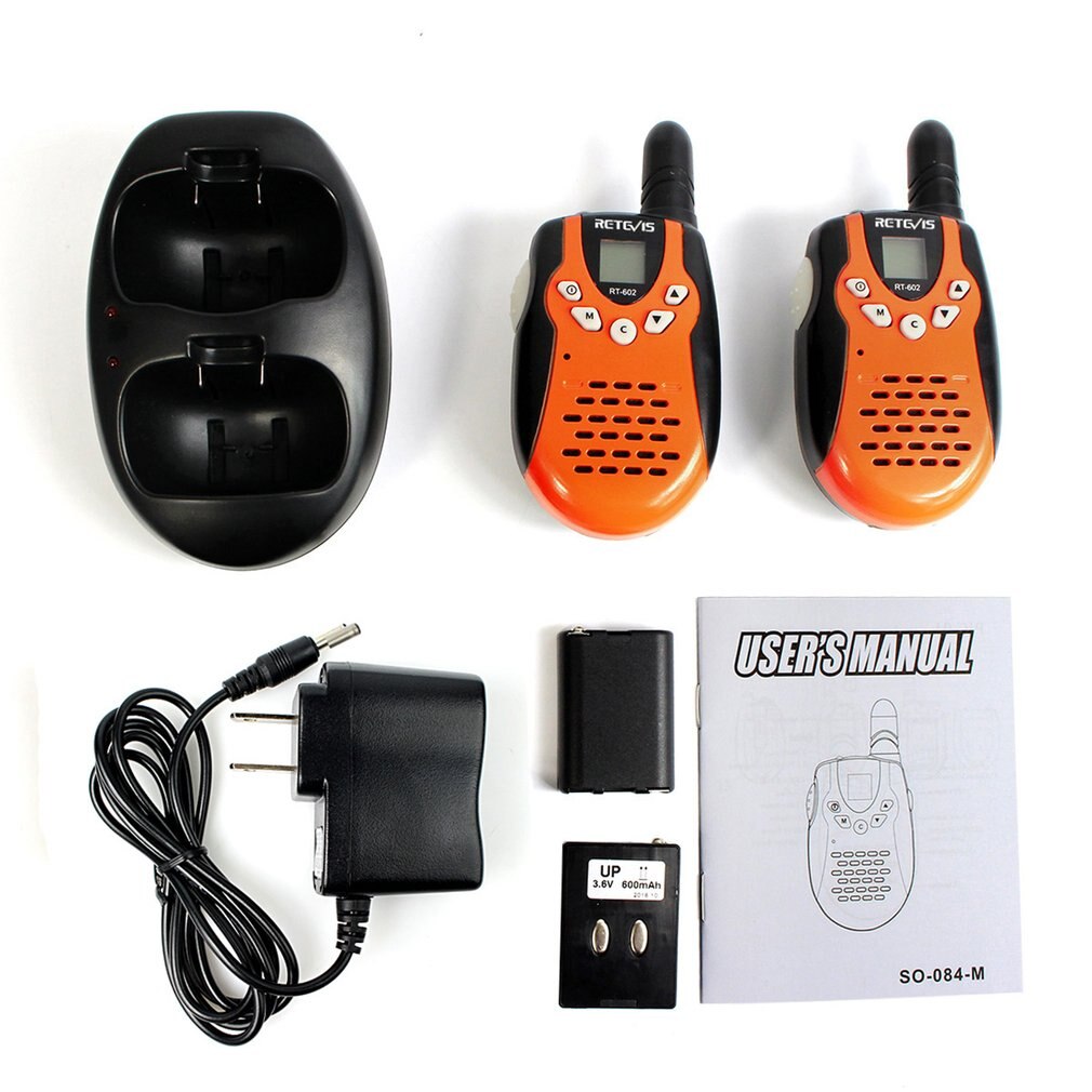 Us Plug Retevis Rt602 Walkie-Talkie Handheld Draadloze Mini Kinderen Walkie-Talkie Paar