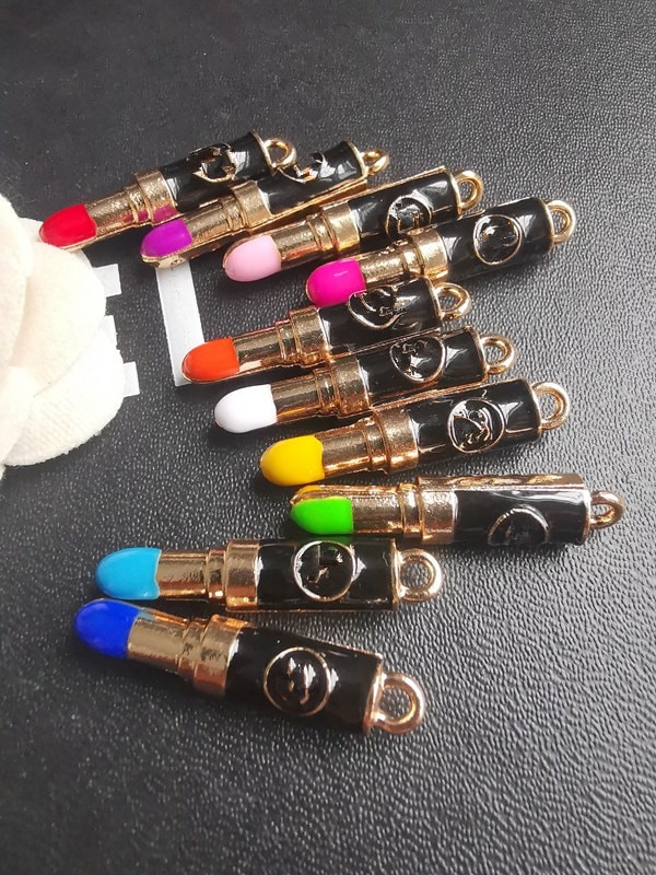 10 pièces couleur mixte 3.5cm breloques petit pendentif bdcm