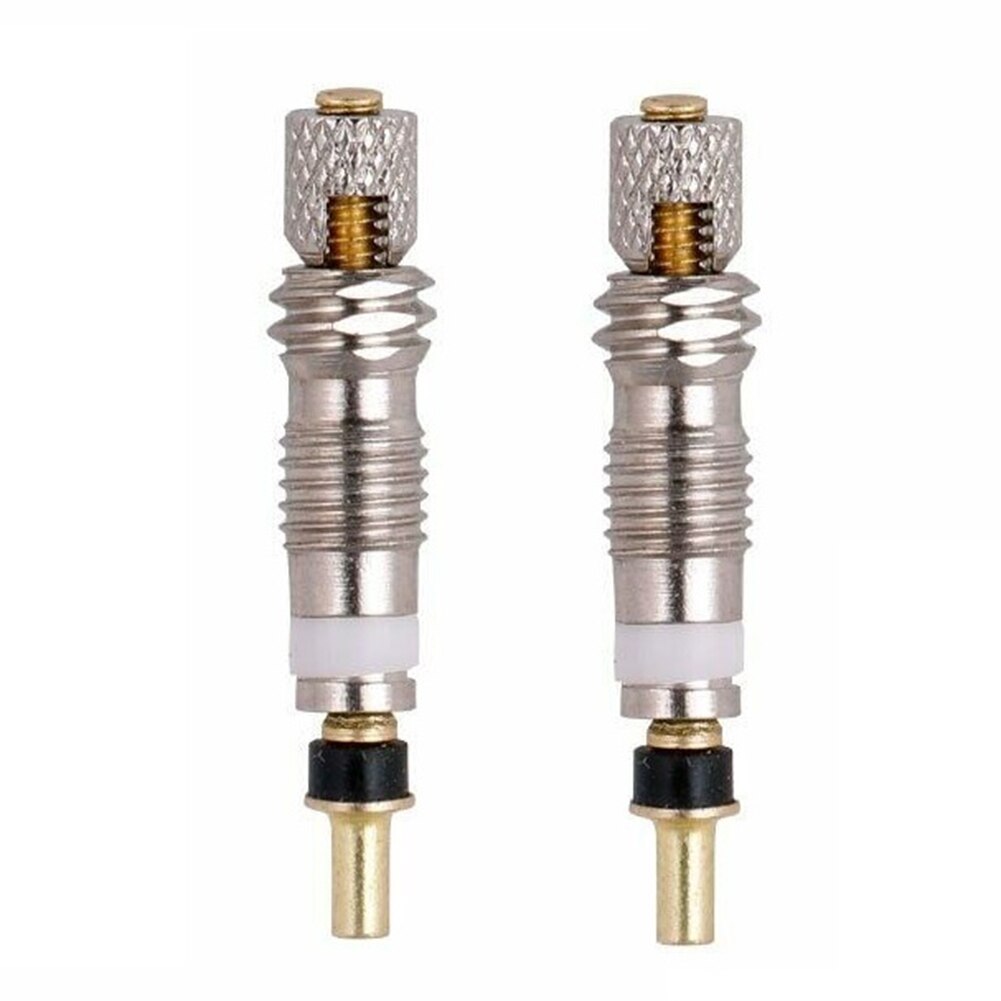 Lightweight Valve Cores with Tool Brass French Presta MTB Road Bike Repair Parts Easily Installation Personal Bicycle Parts: 2Pcs A