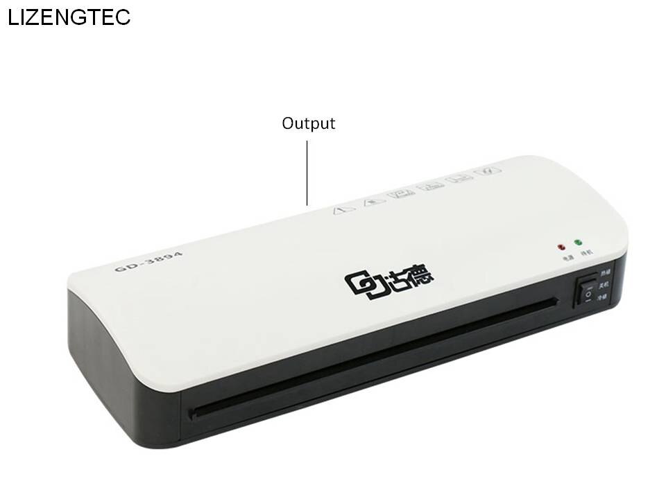 LIZENGTEC Office Roll Laminator Machine for A4 Paper Document Photo