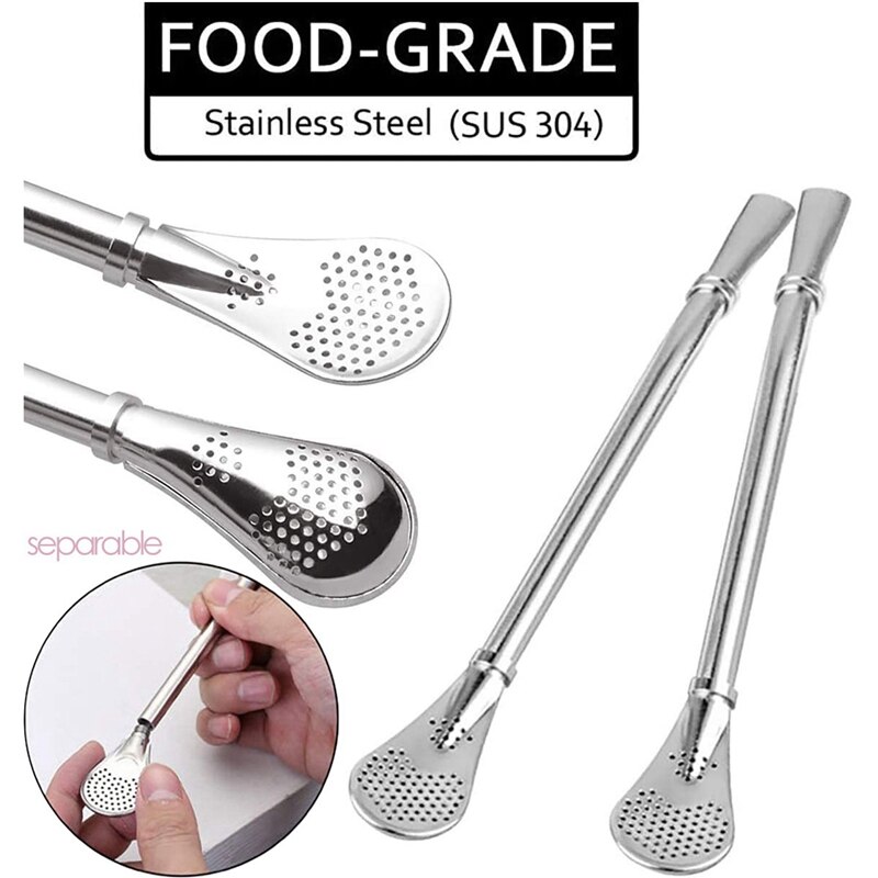 Dobbeltvægget rustfrit yerba græskar mate tesæt water mate te kop med låg ske halm bombilla hoved filter børste