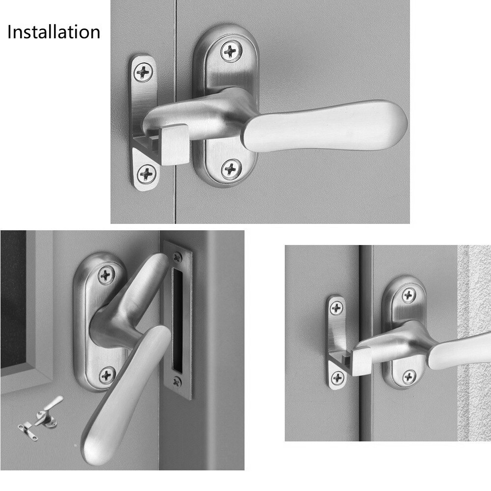 Home Hardware Gate Window Latch Door Lock Sliding Door Lock Stainless Steel Door Bolt