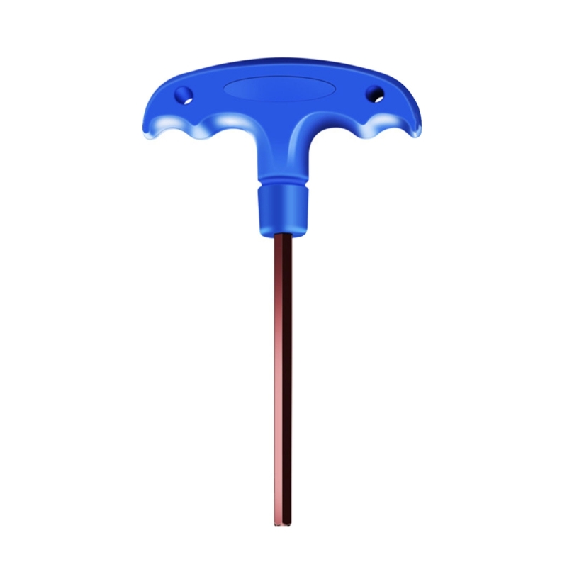 Reliable T-Handle Allen Wrench with Rubber Grip Long Handle Allen Key: Yellow