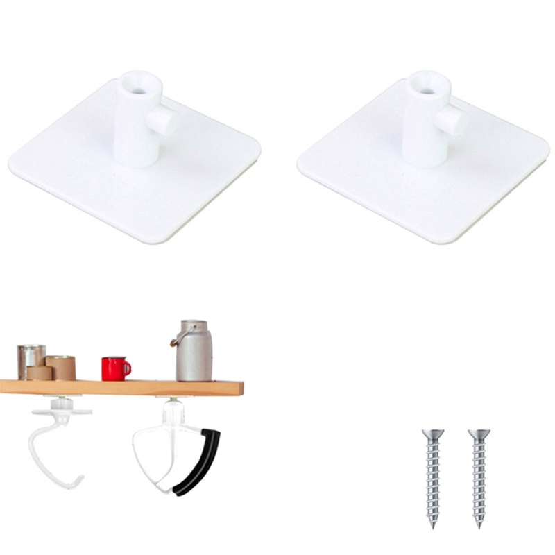 4 Stuks Mixer Bevestigingshouder Keukenhulp Mixer Accessoire Stand Onder Kast Ruimtebesparend Opslaggereedschap Opslaan