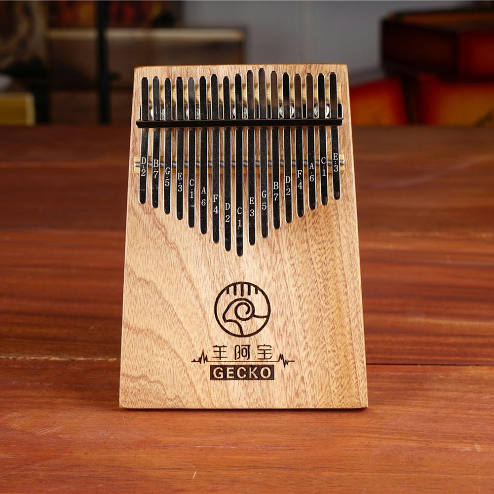 Yfashion 17 Keys Kalimba Thumb Piano Mahogany Wooden Mbira Musical Instrument Africa Finger Piano K17GY