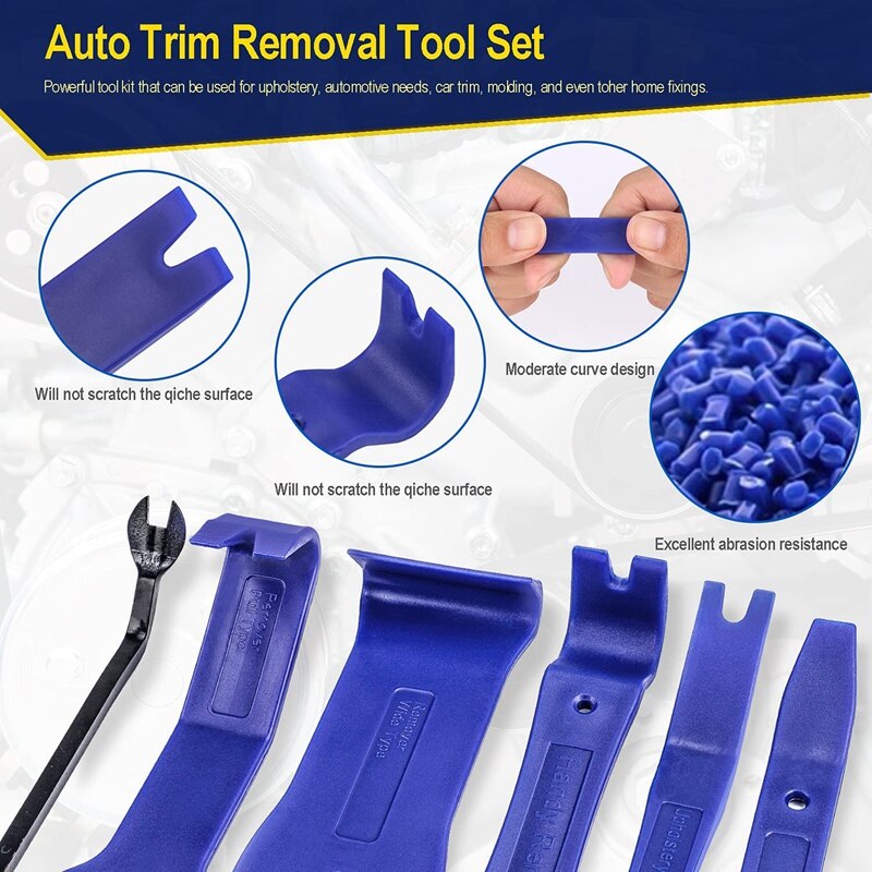 19Pcs Auto Lockout Kit Entry Auto Lange Grabber Air Wedge Pump Auto Trim Removal Tool Essentiële Emergency Lockout set