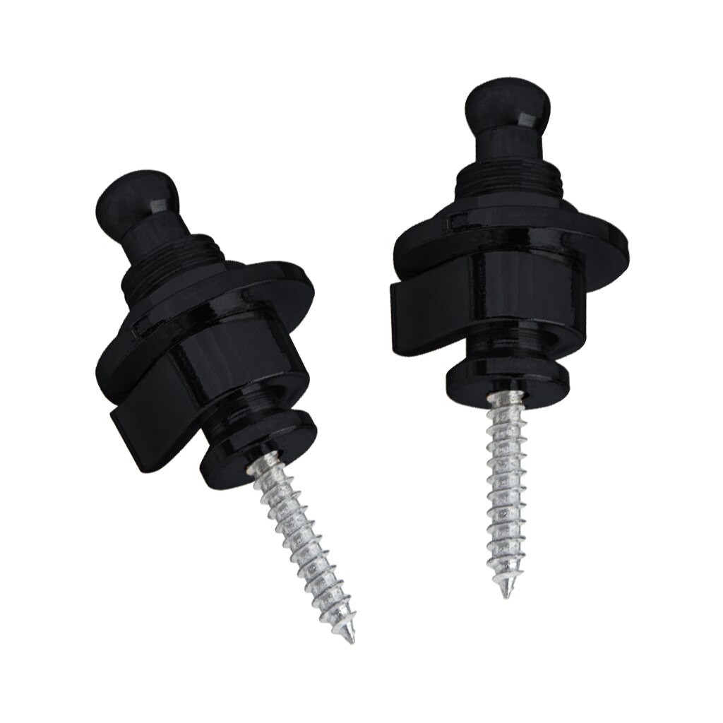 2Pcs Gitaarband Sloten Quick Release Gitaarband Sloten Knop Premium Security Locks Strap Retainer Systeem