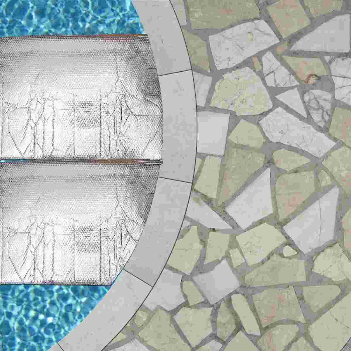 1PC Swimming Pool Heat Preservation Cover Heat Insulation Swim Pool Cover Thermal Insulation Pool Film Swimming Pool