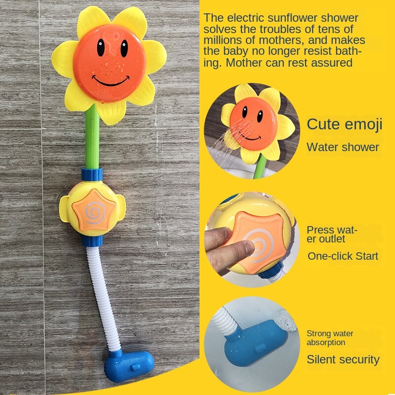 Kinderen badfontein met sensor, elektrisch, educatief, babybadkamer, bad, spugen, bubbel, spelen met water, douyin speelgoed