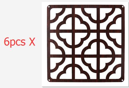 6PCS 29X29CM shield for rooms folding screen room divider paravent decoration separador de ambientes folding screens: NO 3