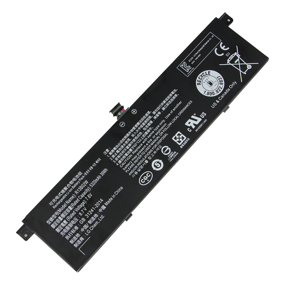 Replacement Battery R13B01W For Xiaomi Mi Notebook Air 13 13.3" 161301-01 R13B02W Rechargeable Battery 5320mAh