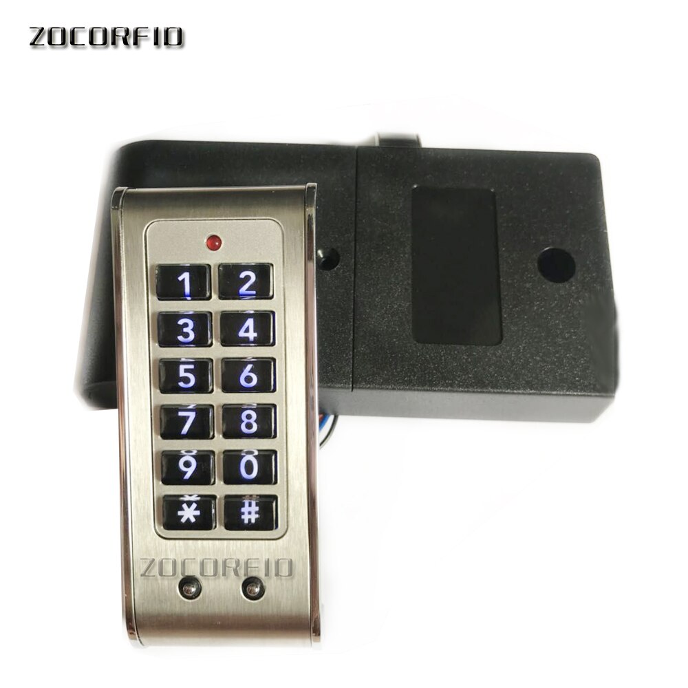 Newest stainless steel electronic password lock/electronic combination lock drawer lock/temporary password- dry battery