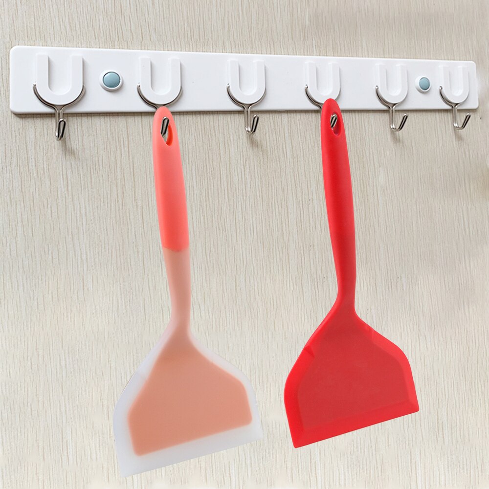 Espátula de silicone para cozinha, pá larga de silicone para pizza, utensílios de cozinha, com turbinas antiaderentes, resistente a altas temperaturas