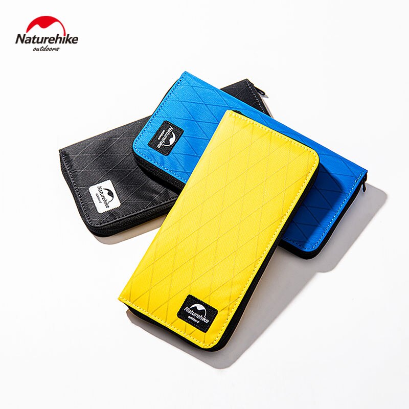 NatureHike RFID Blocking Travel Passport Wallet Documents Organizer Zipper Case Passport Holder RFID BLOCKING PROTECT