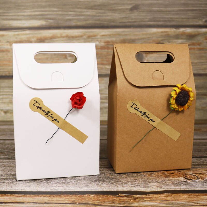 5 st vintage box påse med blomhantverk godis kaklådor skrivbord förvaring papperslåda brevpappershållare för kontorsskola