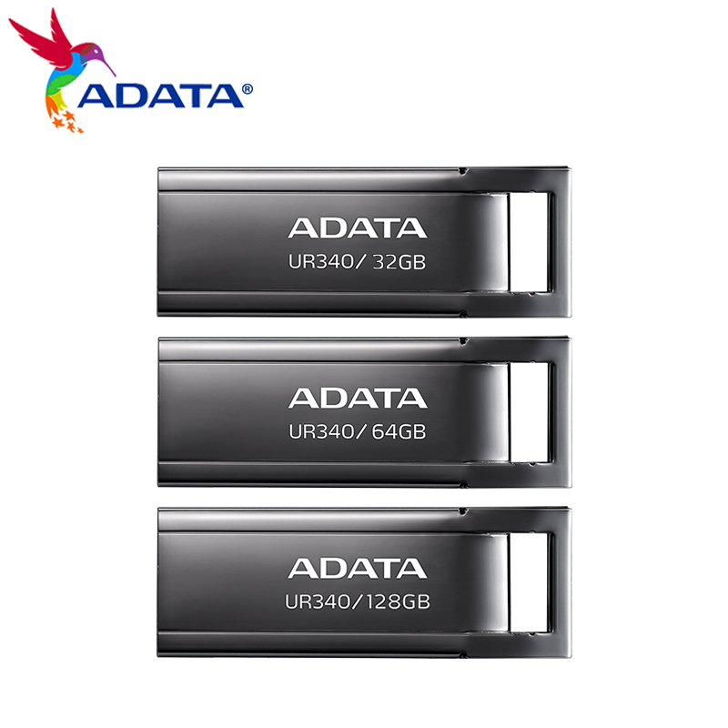 ADATA UR340 Pendrive USB 32GB 64GB 128GB USB 3.2 Gen1 High Speed pendrive Oryginalny pendrive do komputera PC Laptop Desktop