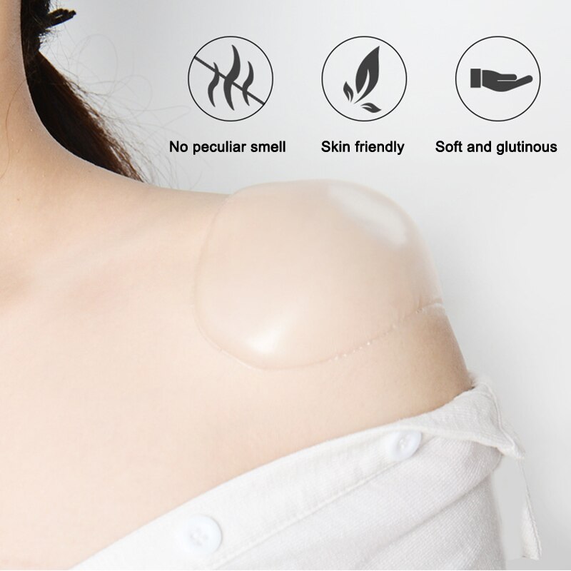 1 Pair Unisex Shoulder Push-up Pads Adhesive Shoulder Enhancer Shoulder Pads FS99