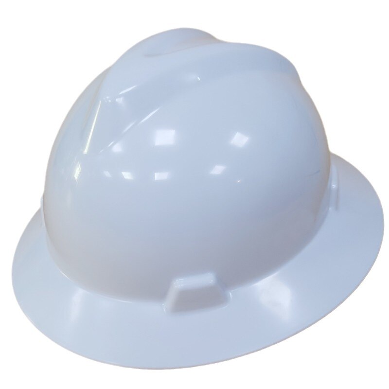 Full Brim Hard Hat with Lining V Gard Safety Helmet Accessories for Construction Engineers Railway Metallurgy Wide Brim Work Cap