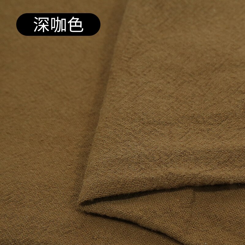 50cm*130cm/Piece, Solid Color Washed Cotton Linen Fabric,Linen Pants,Clothing Decoration Curtain Cloth,DIY Handmade Material: 11