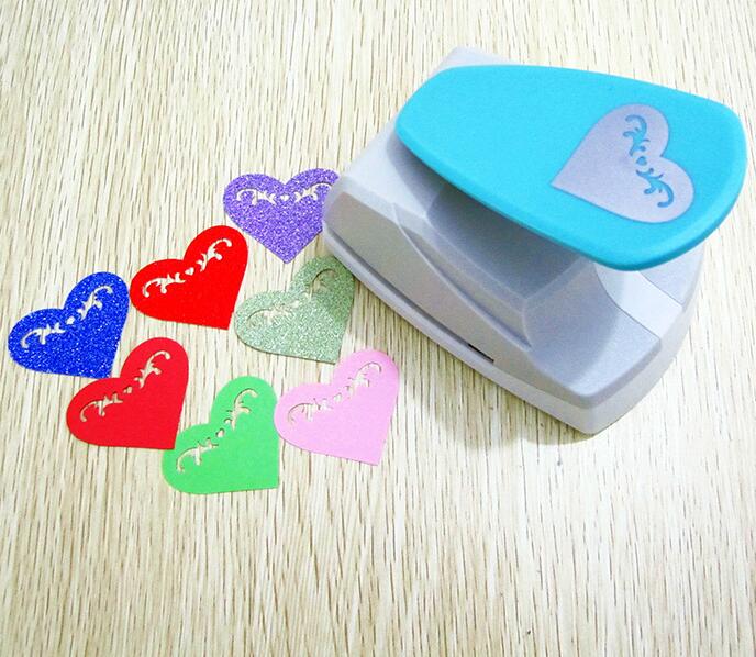 Extra Large Embossing Machine Paper Cutter Handmade Tool Butterfly For DIY Card Scrapbooking Crafts Paper Punch School Supplies: Heart