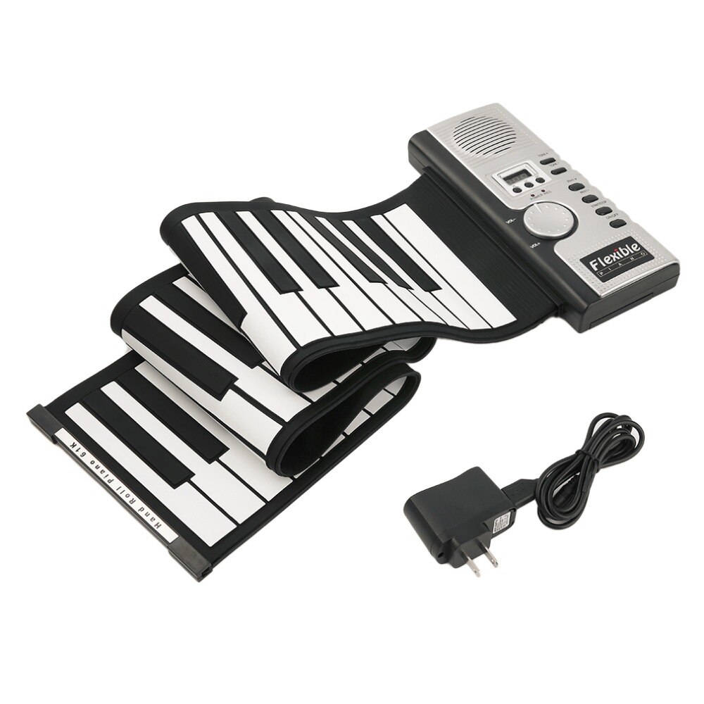61 Keys Universal Flexible Roll Up Electronic Piano Soft Keyboard Piano