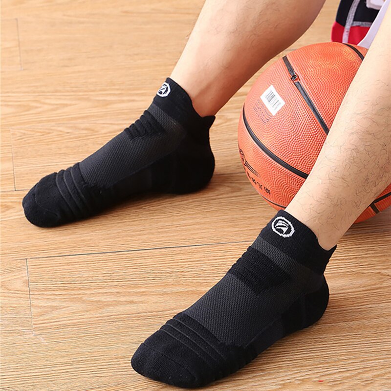 Calcetines tobilleros transpirables para correr, de algodón, Unisex, absorben el sudor, para deportes al aire libre, ropa interior antideslizante, calcetines de compresión para senderismo