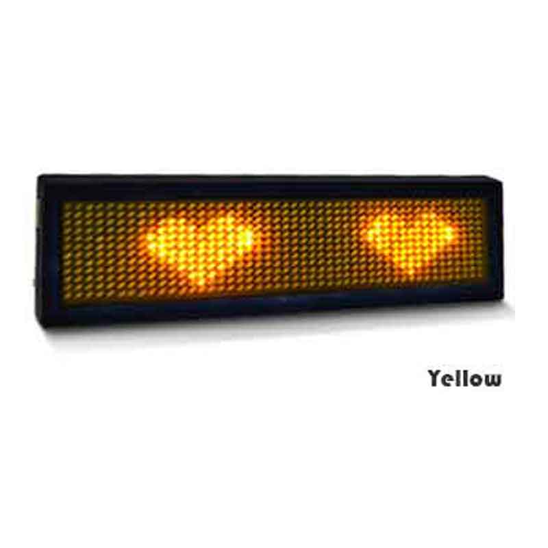 LED Name Tag Badge Module Rechargeable Bluetooth capable LED Mini Display Breastpiece DIY Programmable Scrolling Message