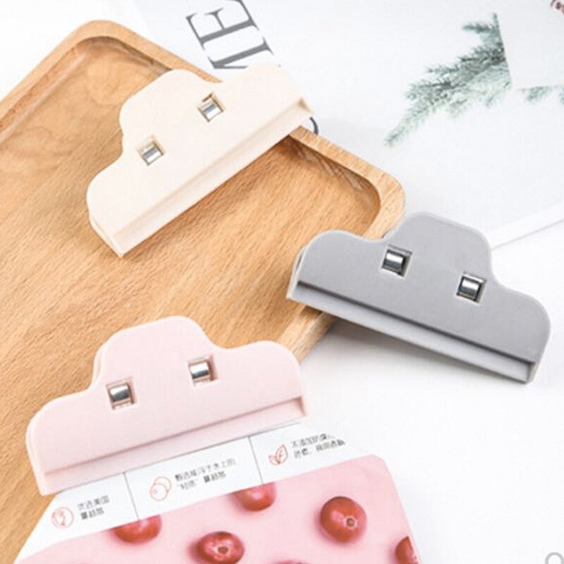 Pinzas selladas para bolsas de comida, Clip portátil para Cocina Casera multifuncional, almacenamiento de aperitivos y pan, herramienta de sellado, 4 Uds.