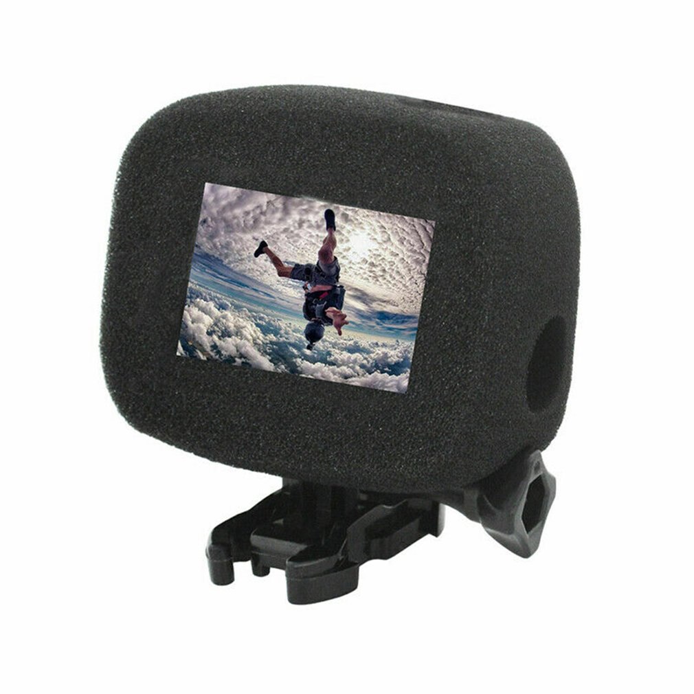 Coque de protection en mousse pour GoPro, protège du vent, anti-bruit, Hero 7, 6, 5: Default Title