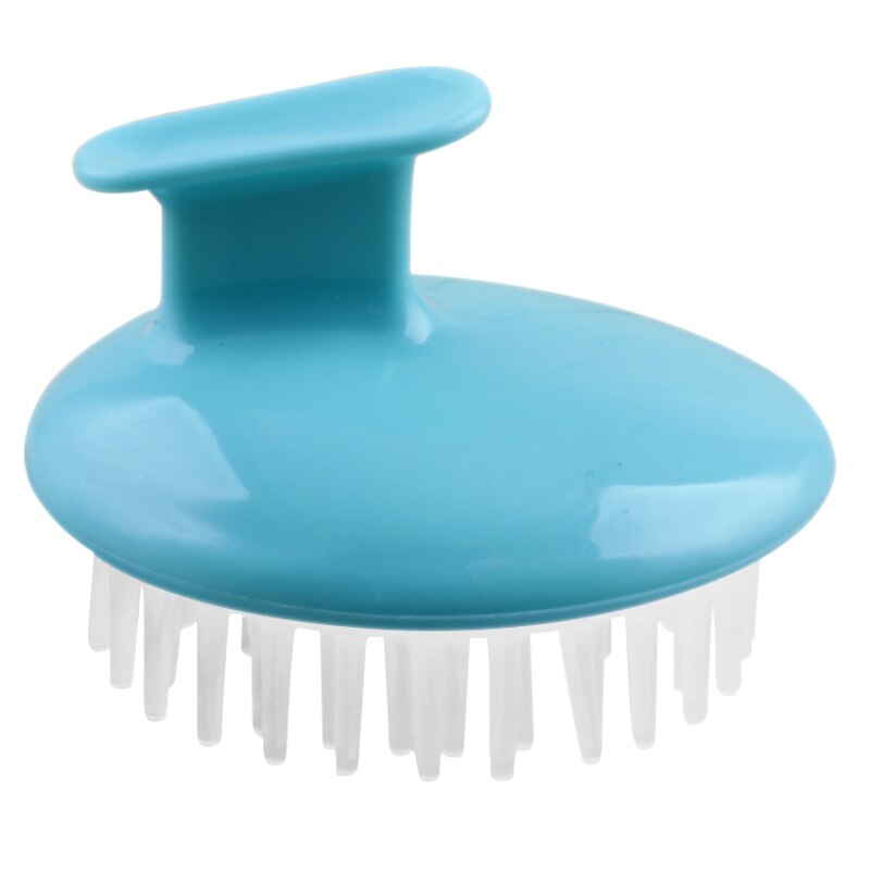 Massager Kam Gezondheidszorg Hoofdhuid Massage Borstel Shampoo Douche Spa Borstel Siliconen Kam Bloedsomloop Bevorderen: Blue