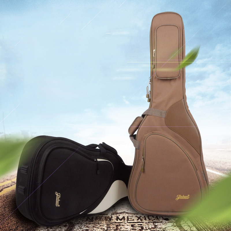 Sac pour guitare classique acoustique 41 pouces, sac à dos réglable sangle d&#39;épaule Portable épais rembourré noir