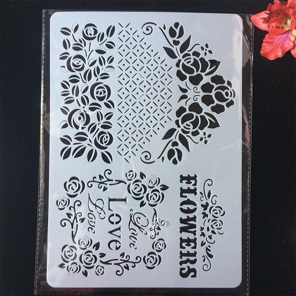 29*21cm A4 Chinese Words Tang Poem DIY Craft Layering Stencils Painting Scrapbooking Stamping Embossing Album Card Template: 13