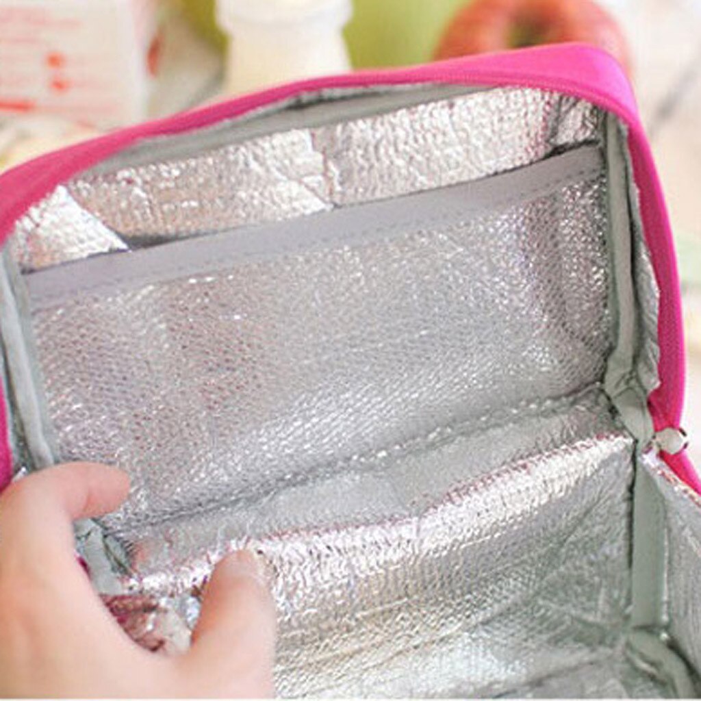 Opvouwbare Grote Koeltas Draagbare Voedsel Taart Geïsoleerde Zak Aluminiumfolie Thermische Doos Waterdicht Pak Ijs Lunchbox Levering Tote