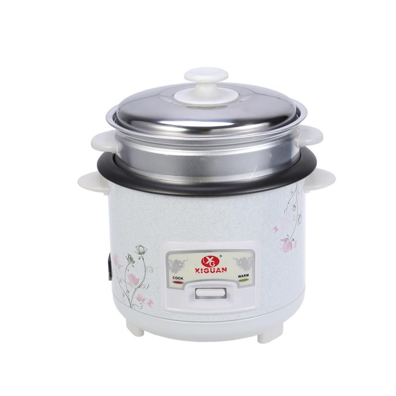 400W 2L Multi-Function Household Rice Cooker Mini Automatic Electric Rice Cooker Food Steamer With EU Plug Random Pattern